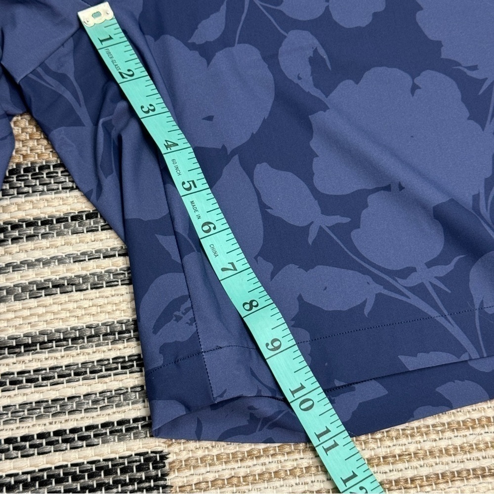 Spanx Floret Navy Sunshine Bermuda 10” Short Size XL Women - Picture 10 of 10